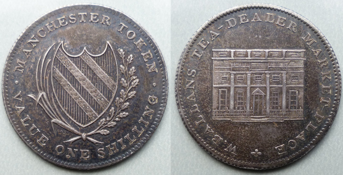 Manchester, W Ballans tea dealer shilling Manchester, W Ballans tea dealer shilling